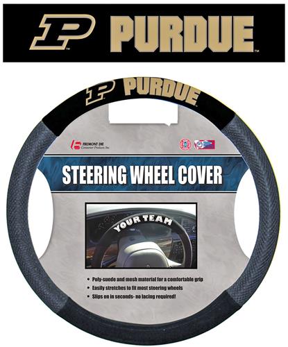 BSI COLLEGIATE Purdue Steering Wheel Cover