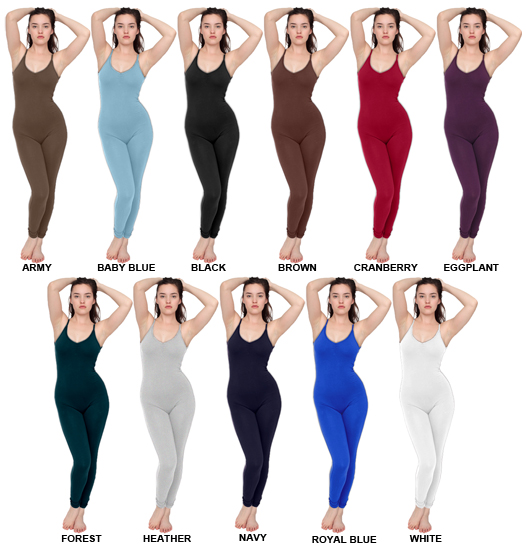 E35955 American Apparel Cotton Spandex Jersey Unitard 1044