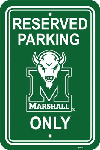 COLLEGIATE Marshall Plastic Parking Sign