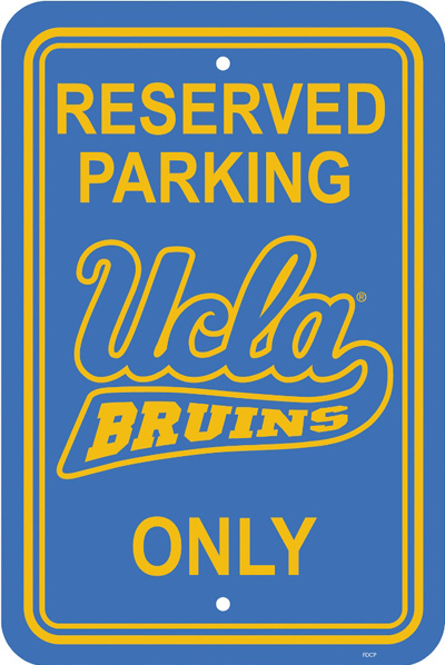 COLLEGIATE UCLA Plastic Parking Sign