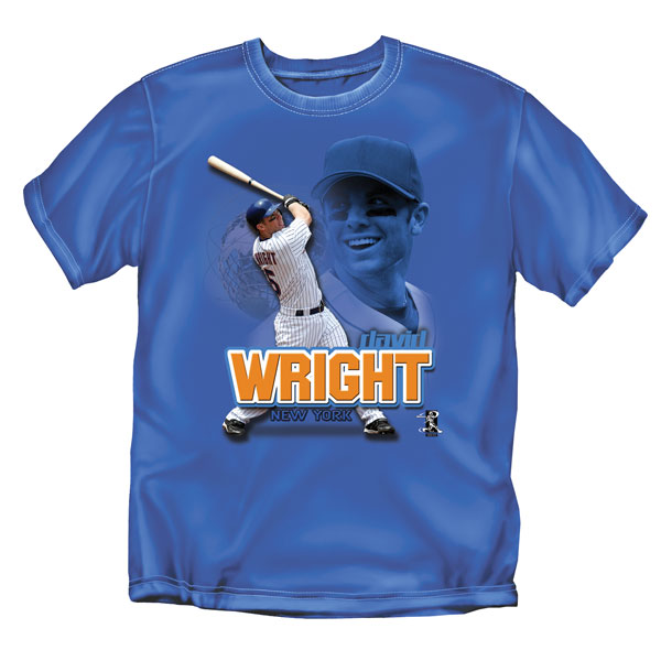 E3610 David Wright Mlbpa Player Baseball Tshirts Ts 