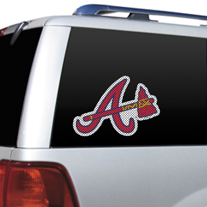 MLB Atlanta Braves Auto Diecut Window Film