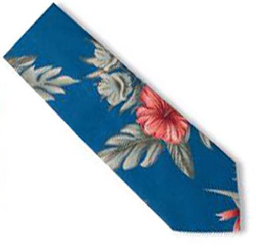 Blue Generation Men's Floral Tropical Print Ties