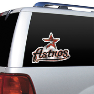 MLB Houston Astros Auto Diecut Window Film