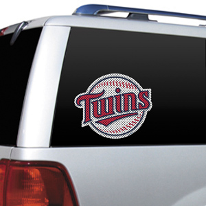 MLB Minnesota Twins Auto Diecut Window Film