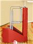 Bison Arena JR Freestanding Portable Complete System Volleyball VB8100JR