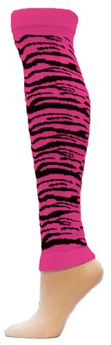 Red Lion Pink Zebra Leg Warmers
