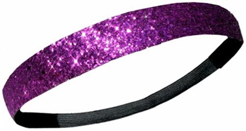 Diamond Duds Purple Glitter Headbands