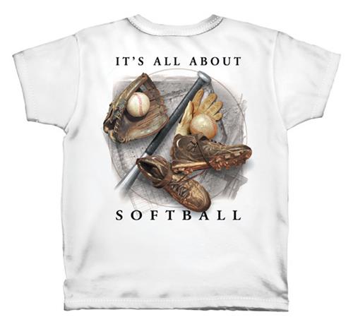 It's All About Softball tshirt