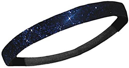 Diamond Duds Navy Glitter Headbands (10)