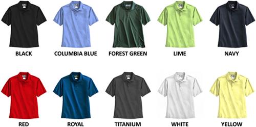Landway Men's Club Moisture Wicking Polo Shirts. Printing is available for this item.