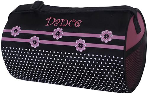 Sassi Designs Dance Flower-N-Dots Roll Duffel Bag