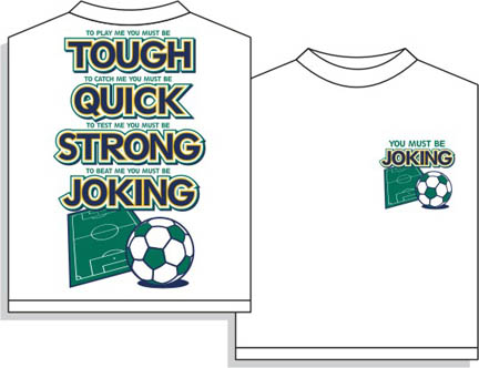 Utopia Soccer Joking T-shirt