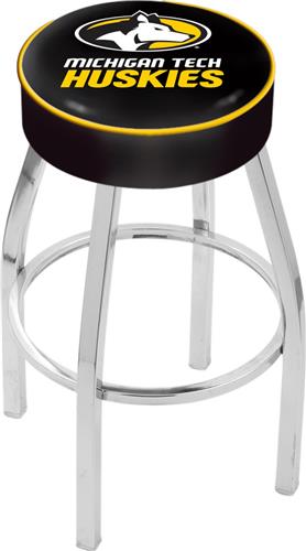 Holland Michigan Tech University Chrome Bar Stool. Free shipping.  Some exclusions apply.