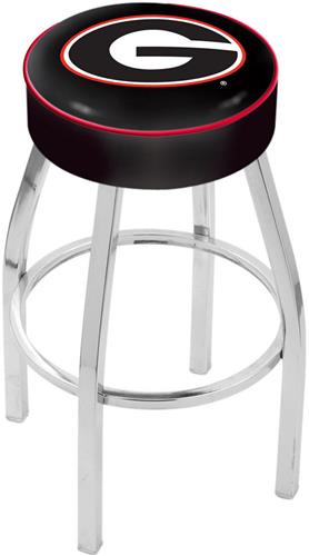 Holland Univ of Georgia G Chrome Bar Stool. Free shipping.  Some exclusions apply.