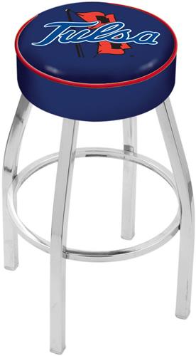Holland University of Tulsa Chrome Bar Stool. Free shipping.  Some exclusions apply.