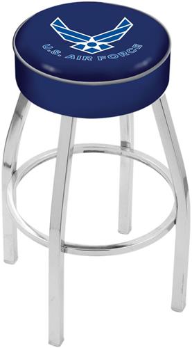 Holland United States Air Force Chrome Bar Stool. Free shipping.  Some exclusions apply.