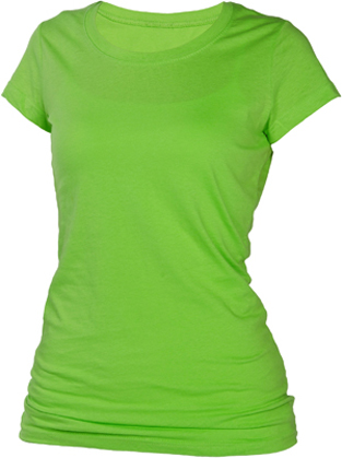 Boxercraft Girl's Perfect Fit Neon T-Shirts. Printing is available for this item.