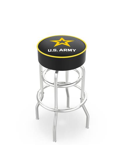 United States Army Double-Ring Bar Stool. Free shipping.  Some exclusions apply.
