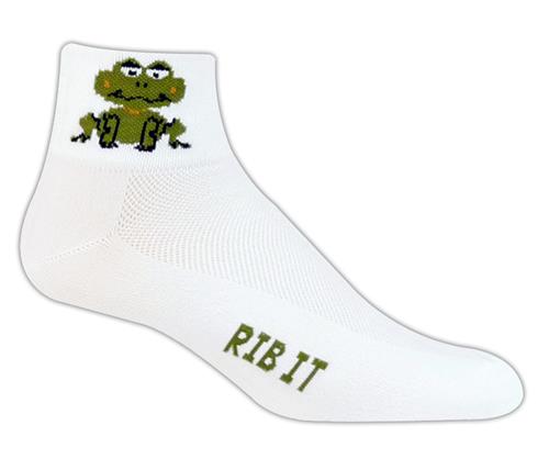 Red Lion Pond Frogs High Tech 1/4 Crew Socks