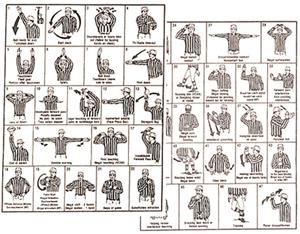 Dalco Football Officials Signal Card (pkg of 10) - Football Equipment ...