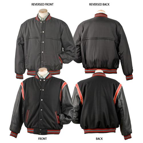 Burk's Bay Reversible Wool & Leather Jacket. Free shipping.  Some exclusions apply.