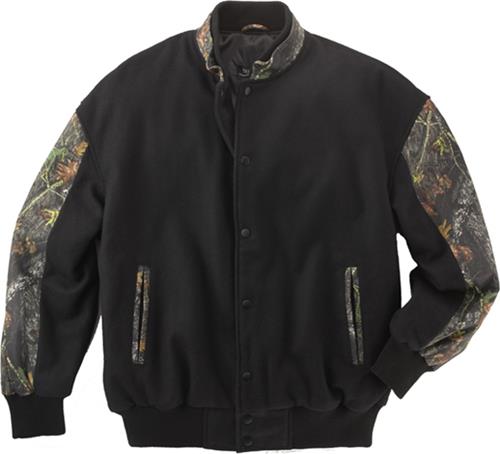 Burk's Bay Wool & Leather Mossy Oak Jacket. Free shipping.  Some exclusions apply.