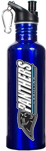 NFL Carolina Panthers Blue Stainless Water Bottle