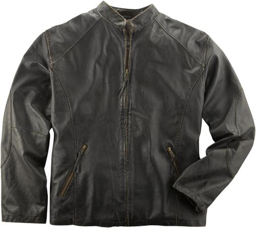 Burk's Bay Men's Retro Leather Jacket. Free shipping.  Some exclusions apply.