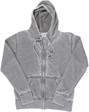 J America Vintage ZEN Full Zip Hooded Sweatshirts. Decorated in seven days or less.