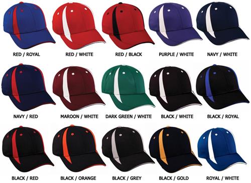 OC Sports Bamboo Charcoal Cap Contrasting Inserts