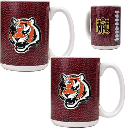 NFL Cincinnati Bengals Gameball Mug (Set of 2)