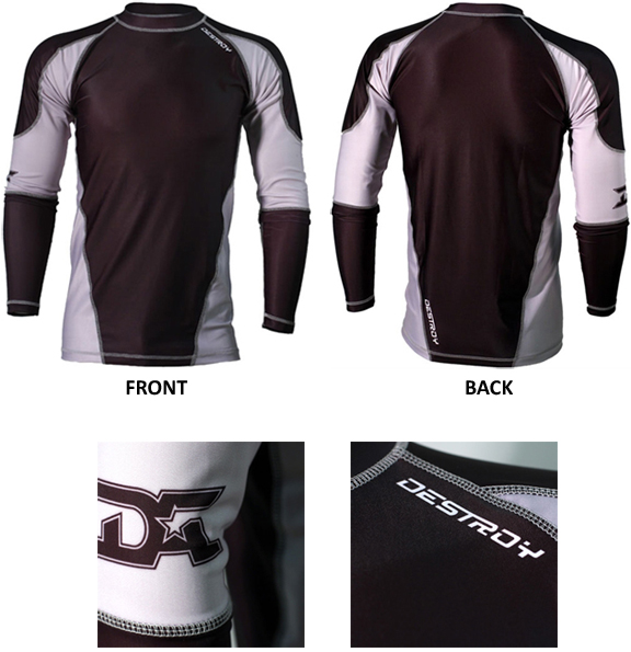 E37794 Destroy Athletics Bring Da Heat Rashguard
