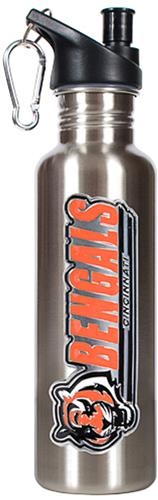 NFL Cincinnati Bengal Stainless Steel Water Bottle