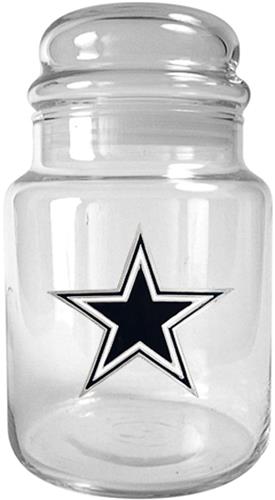 NFL Dallas Cowboys Glass Candy Jar