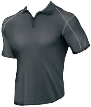 WSI Sports Unisex Microtech Zipper Spyder Polo. Printing is available for this item.
