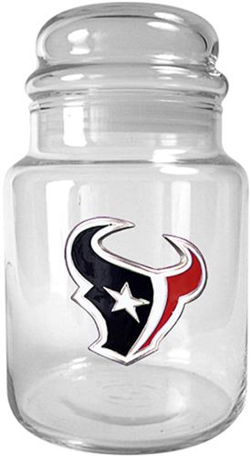 NFL Houston Texans Glass Candy Jar