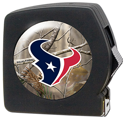 NFL Houston Texans 25' RealTree Tape Measure