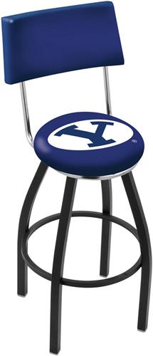 Brigham Young University Swivel Back Bar Stool. Free shipping.  Some exclusions apply.