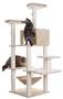 Armarkat 72" Beige Real Wood Cat Tree With Spacious Condo, SratchIng Post A7202