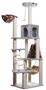 Armarkat Real Wood Cat Climber Play House, A7802 Cat furniture With Playhouse, Lounge Basket