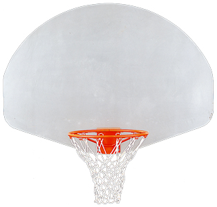 Porter Fan Natural Aluminum Basketball Backboard