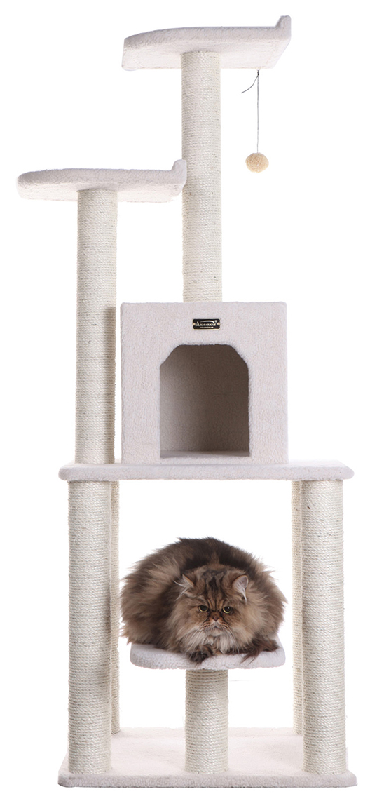 E38597 Armarkat B6203 Classic Real Wood Cat Tree, Jackson Galaxy