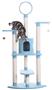 Armarkat B6605 65" Classic Real Wood Cat Tree In Sky Blue, Jackson Galaxy Approved, Five Levels