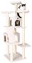 Armarkat B7701 Classic Real Wood Cat Tree In Ivory, Jackson Galaxy Approved, Multi Levels With Ramp,
