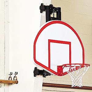 Column-Mounted Basketball Backstop (Fixed Height)