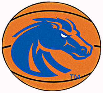 Fan Mats Boise State University Basketball Mat