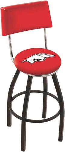 University of Arkansas Swivel Back Bar Stool. Free shipping.  Some exclusions apply.