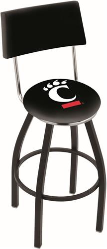 University of Cincinnati Swivel Back Bar Stool. Free shipping.  Some exclusions apply.