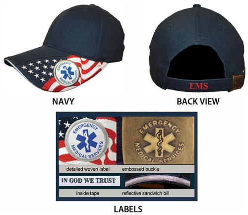 ROCKPOINT First Responder EMS Cap. Embroidery is available on this item.